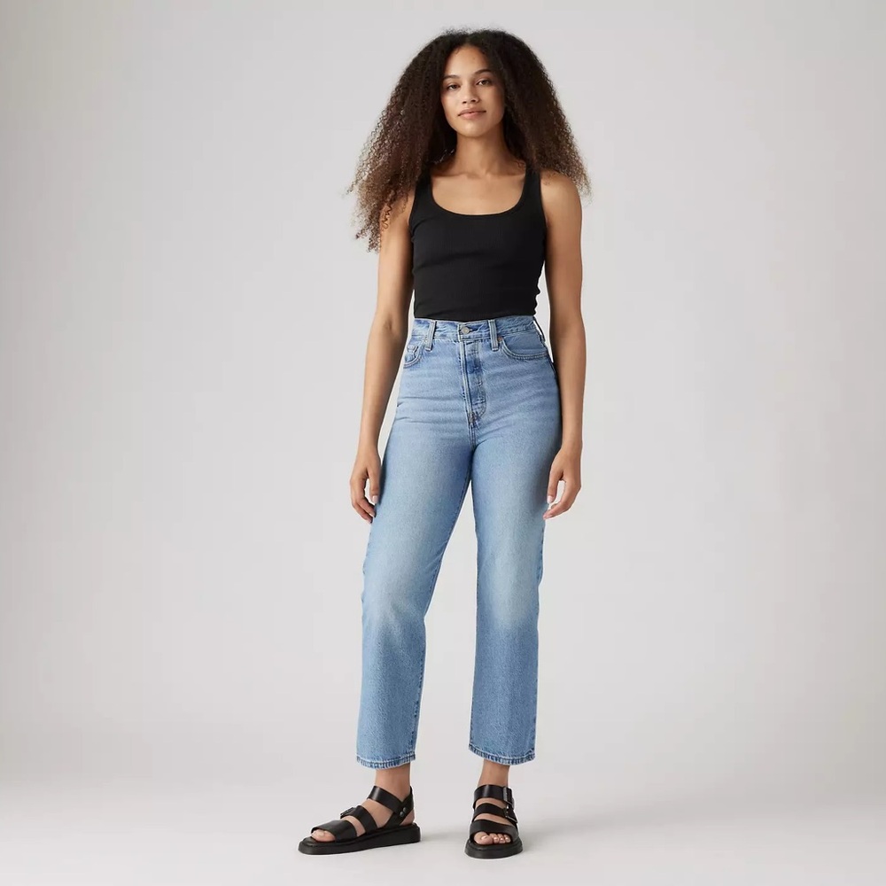 Levi’s straight ankle jeans